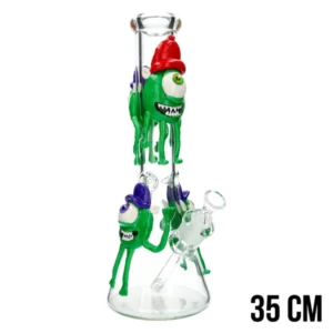 Glass Bong – Ice Bob Alien Green (35cm)