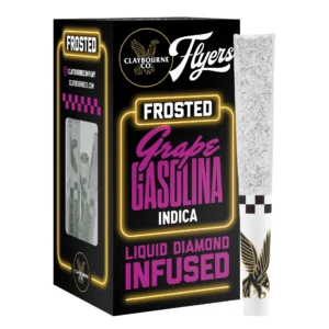Grape Gasolina – Diamond Frosted Flyers Pre-Rolls – (0.5g x 5pk Pre-Roll)