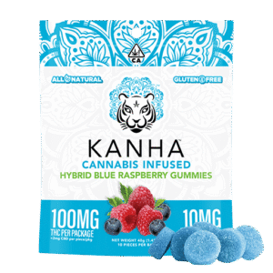KANHA | Blue Raspberry – Hybrid Gummies – 100mg
