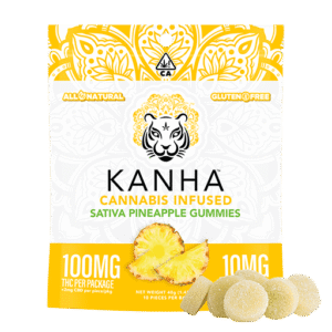 KANHA | Pineapple – Sativa Gummies – 100mg