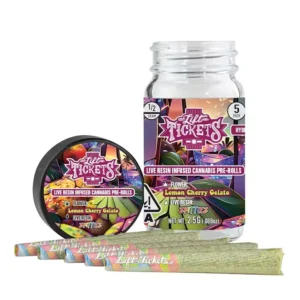 Lemon Cherry Gelato x Zkittlez – 0.5g Infused Pre Roll Multipack (5) – Hybrid