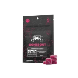 Midnight Cherry Lights Out Sleep Gummies | 100mg THC – 100mg CBN