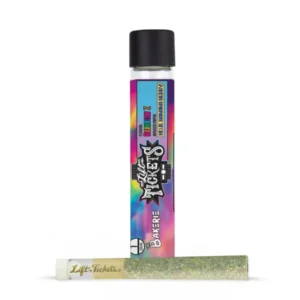 Rainbow Z x Blue Banana Berry – Glass Tip Infused Pre-Roll 1g – Hybrid